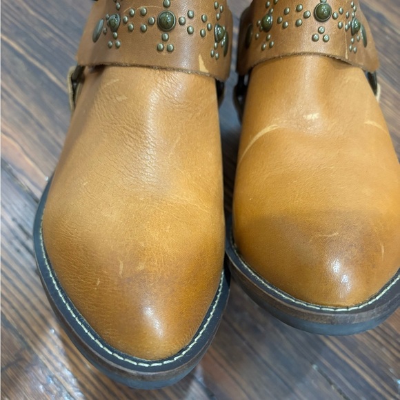 Dingo Women’s Silverada Western Camel Bootie Round Toe Sz 8m NWT - Picture 10 of 16